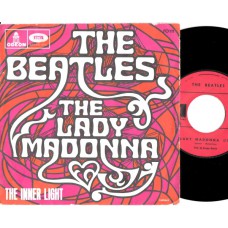 BEATLES Lady Madonna / The Inner Light (Odeon FO 111) French 1968 PS 45