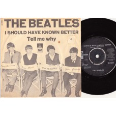 BEATLES I Should Have Known Better / Tell Me Why (Odeon DK 1624) Denmark 1964 PS 45