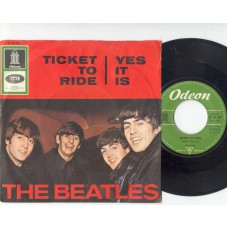 BEATLES Ticket To Ride / Yes It Is (Odeon O 22950) Germany 1965 PS 45