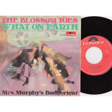 BLOSSOM TOES What On Earth / Mrs Murphy's Budgerigar (Polydor 59134) Germany 1967 PS 45