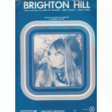 JACKIE DESHANNON Brighton Hill (United Artists) USA Sheet Music