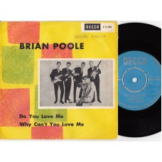 BRIAN POOLE AND THE TREMELOES Do You Love Me / Why Can't You Love Me (Decca 11739) Germany 1963 PS 45