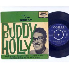 BUDDY HOLLY The Late Great EP (Coral) UK PS EP