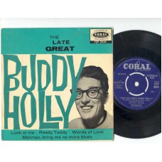BUDDY HOLLY The Late Great EP (Coral) UK PS EP
