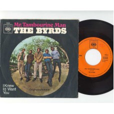BYRDS Mr.Tambourine Man I Knew I'd Want You (CBS 1922) Germany 1965 PS 45