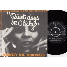COUNTRY JOE MCDONALD Quiet Days In Clichy (Part 1 and 2) (Vanguard STU 42353-2) Denmark 1970 PS 45