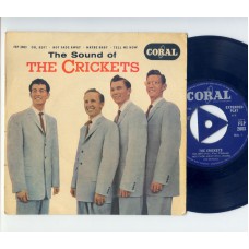 CRICKETS The Sound Of.. (Coral) UK 1958 PS EP