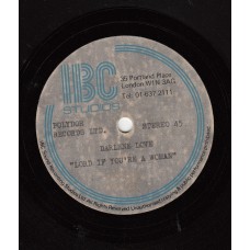 DARLENE LOVE Lord If You're A Woman (IBC Studios) USA 1974 7" Acetate