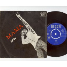 DAVE BERRY Mama / Ann (Decca 15050) Holland PS 45