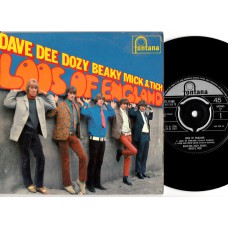 DAVE DEE DOZY BEAKY MICK AND TICH Loos Of England EP (Fontana 17488) UK 1966 PS EP