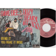 DAVE DEE DOZY BEAKY MICK AND TICH Bend It / You Make It Move (Star-Club 148568) Germany 1966 PS 45