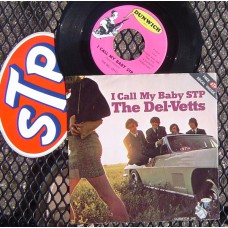 DEL-VETTS I Call My Baby STP (Dunwich) USA PS 45 +STP sticker