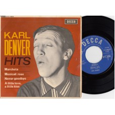 KARL DENVER Hits EP (Decca DFE 8504) UK 1961 PS EP