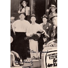 STAN LAUREL AND OLIVER HARDY Photo (Autographed)