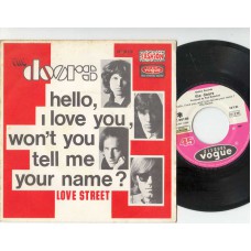 DOORS Hello I Love You.. / Love Street (Vogue 80136) French 1968 PS 45