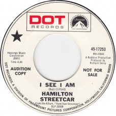 HAMILTON STREETCAR I See I Am (DOT) USA 1969 Promo 45
