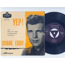 DUANE EDDY Yep! / Three 30 Blues / Lonesome Road / Loving You (London 1217) UK 1959 PS EP
