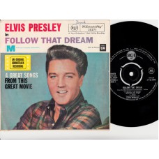 ELVIS PRESLEY Follow That Dream / Angel / What A Wonderful Life / I'm Not The Marrying Kind (RCA 20271) Australia 1962 PS EP