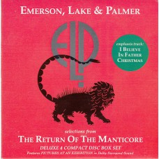EMERSON LAKE AND PALMER Selections from 'Return Of Manticore (Victory 0704) USA Promo only CD