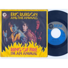 ERIC BURDON AND THE ANIMALS Ring Of Fire / I'm An Animal (MGM 61210) German 1968 PS 45