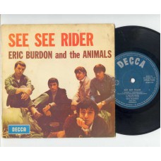 ERIC BURDON AND THE ANIMALS See See Rider (Decca DFEA 7530) Australia 1966 PS EP