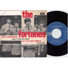 FORTUNES Here It Comes Again +3 (Decca) Belgium PS EP