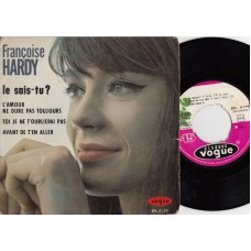 FRANCOISE HARDY Le Sais-tu? +3 (Vogue) French 1963 PS EP