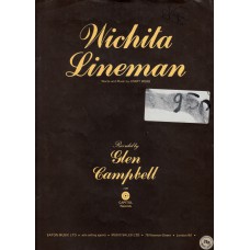 GLEN CAMPBELL Wichita Lineman (Sheet Music) UK