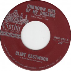 CLINT EASTWOOD Unknown Girl Of My Dreams (Gothic) USA 1961 45