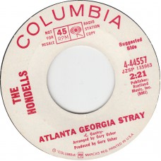 HONDELLS Atlanta Georgia Stray / Another Woman (Columbia 44557) USA 1968 Promo 45