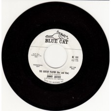 JIMMY JUSTICE The Guitar Player (Blue Cat) USA Promo 45