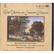 JOHANN STRAUSS The Vienna Of Johann Strauss KARAJAN (RCA Victor LDS 2346) 1959 LP