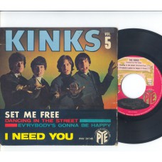 KINKS I Need You (PYE) French PS EP