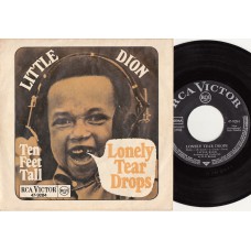 LITTLE DION Lonely Tear Drops / Ten Feet Tall (RCA 47-9284) Germany PS 45
