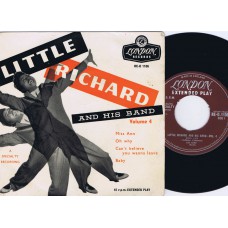 LITTLE RICHARD AND HIS BAND EP Vol.4: Miss Ann / Oh Why / Can't Believe You Wanna Leave / Baby (London RE 0 1106) UK 1957 PS EP