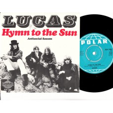 LUCAS Antisocial Season / Hymn To The Sun (Polar POS 1046) Sweden PS 45