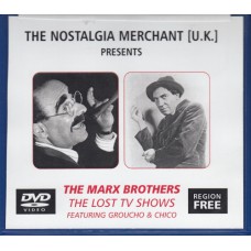 MARX BROTHERS The Lost TV Shows (The Nostalgia Merchant) UK DVD-R Region Free