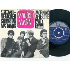 MANFRED MANN Semi-Detached Suburban Mr.James / Morning After The Party (Fontana 267640) Holland 1966 PS 45