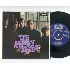 MOODY BLUES Go Now / Loose Your Money / I Don't Want To Go On Without You / Steal Your Heart Away (Decca 8622) UK 1965 PS EP