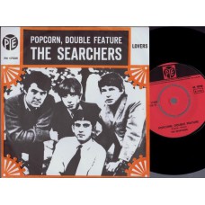SEARCHERS Popcorn, Double Feature (PYE) Holland 1967 PS 45