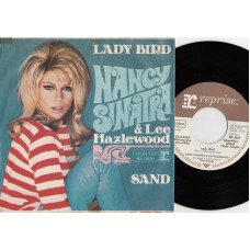 NANCY SINATRA & LEE HAZLEWOOD Lady Bird / Sand (Reprise TA 0629) Germany 1967 Promo PS 45