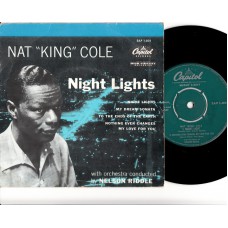 NAT KING COLE Night Lights +3 (Capitol) Denmark PS EP