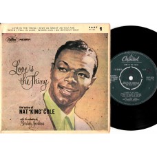 NAT KING COLE Love Is The Thing +3 (Caiptol) UK PS EP