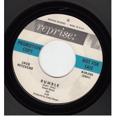 JACK NITZSCHE Rumble / Theme For A Broken Heart (Reprise 20225) USA 1963 PROMO 45