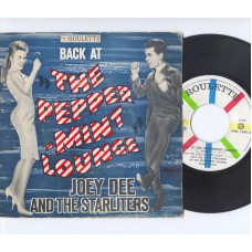 JOEY DEE AND THE STARLITERS Back At The Peppermint Lounge (Funckler / Artone / Roulette 1540) C.C.Rider / Have You Ever Had The Blues / Slippin' And Slidin' / Hello Josephine Holland PS EP