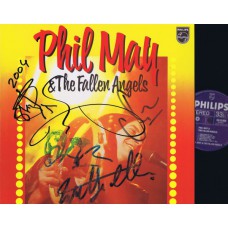 PHIL MAY & THE FALLEN ANGELS Same (Philips 6410 969) Holland 1978 Autographed LP (Pretty Things)