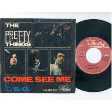 PRETTY THINGS Come See Me (Star Club 148557) German PS 45 1966
