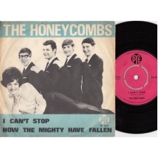 HONEYCOMBS I Can't Stop / Now the Mighty Have Fallen (PYE 303) Denmark 1964 PS 45