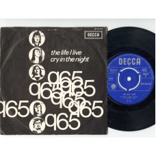 Q65 The Life I Live / Cry In The Night (Decca 10210) Holland 1966 PS 45