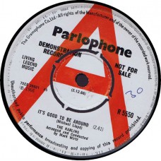 KARLINS It's Good To Be Around / The Spinning Wheel (Parlophone) UK 1966 Demo 45 (Mark Wirtz)